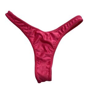 Melissa Simone Oreya High Cut Bikini Bottoms in Hot Pink